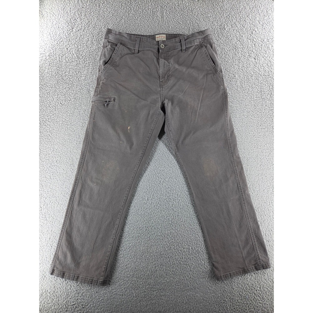 Weatherproof Pants Mens‎ 36 Utility Gray Straight Leg Workwear